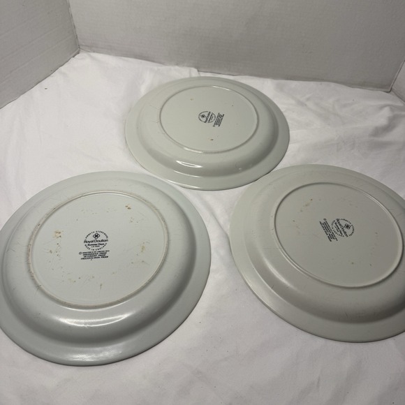 Vintage Royal Doulton Sunny Days Stoneware Plates Yellow Flower Power 70s Retro - Picture 3 of 4